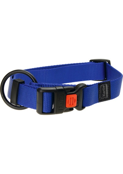 Kilitli Boyun Tasması Mavi (45-65x2,5)