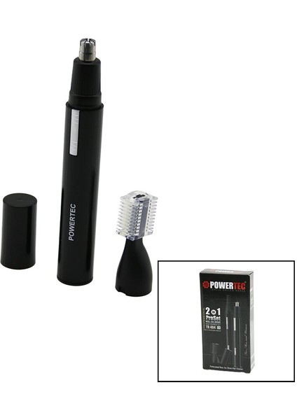 2in1 Başlık Kalem Modeli Kişisel Kıl Tüy Temizleme Cihazı 1-Burun-Kulak - 2-Kaş Başlıkusb Şarj Tr-