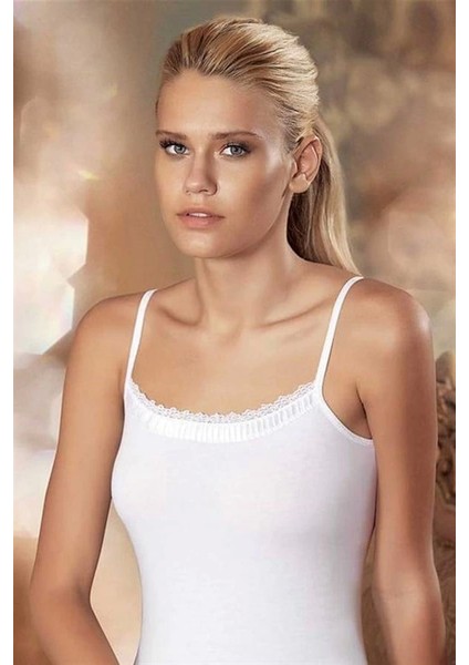 Dantelli Ip Askılı Atlet B612