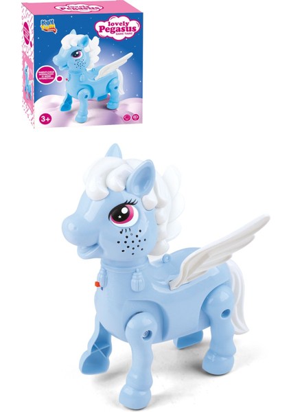 Işıklı Sesli Pilli Yürüyen Unicorn Pony At modelleri