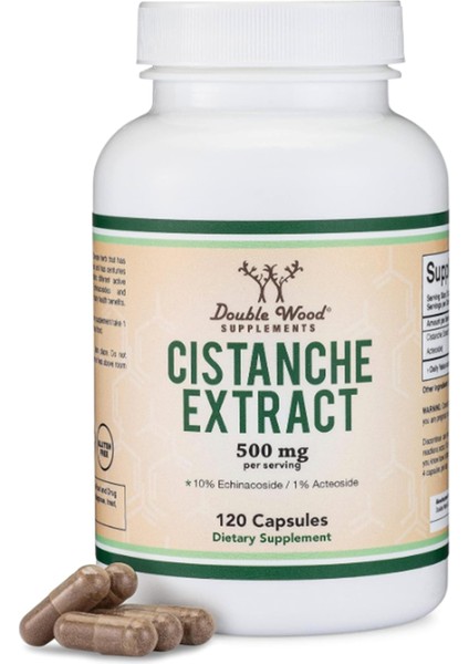 Cistanche Tubulosa Extract 500 mg Per Serving (120 Capsules).abd Menşei