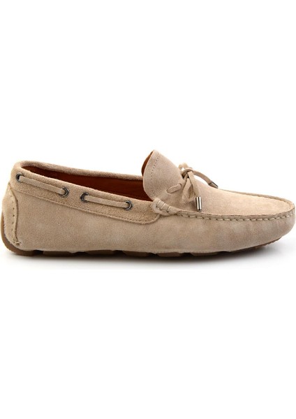Bej Leather Erkek Loafer Ayakkabı E01502202402