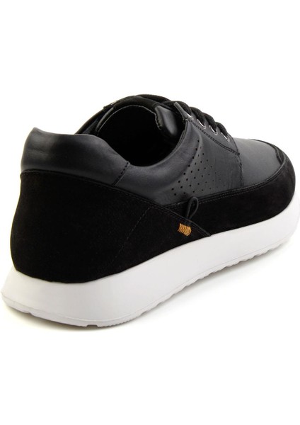 Siyah Leather Erkek Casual Ayakkabı E01076501103 modelleri