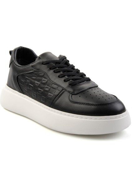 Siyah Leather Erkek Sneaker E01759101403