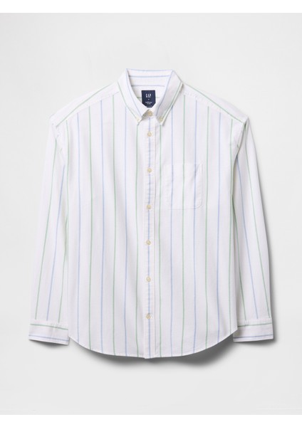 Erkek Orange Kıss Neon Desenli Oxford Big Gömlek fiyatları