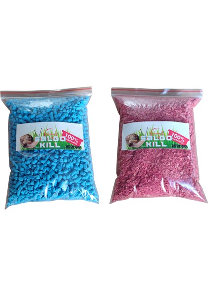 Salyangoz Sümüklü Böcek Öldürücü 200GR Pelet Yem 200GE Kırmızı Toz Yem