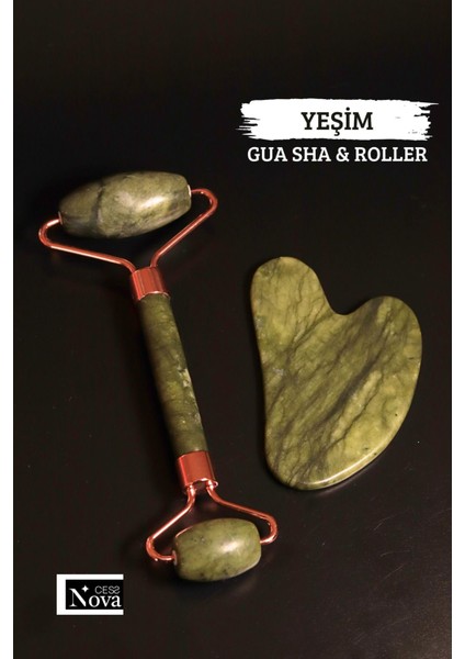 Sertifikalı Aa Kalite 7 Çakra Face Roller, Yüz Masaj Aleti