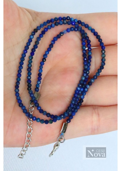 Sertifikalı 2mm Lapis Lazuli Kolye