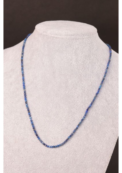 Sertifikalı 2mm Lapis Lazuli Kolye