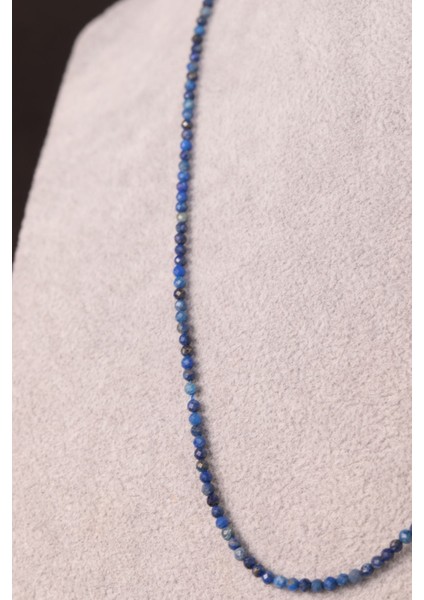 Sertifikalı 2mm Lapis Lazuli Kolye