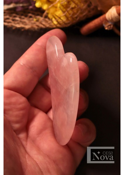 Aa Kalite Doğal Taş Heart Gua Sha Bakım ve Masaj Taşı fırsatları