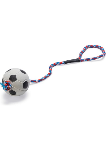 Köpek Oyuncağı, İpli Top, Kauçuk, 30cm Top 6cm fiyatları