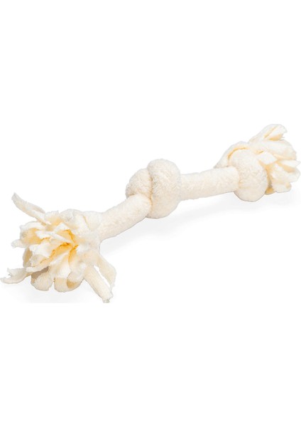 Yavru Köpek Oyuncağı, Çift Düğümlü Diş İpi, Peluş, Pembe, 30x6x4,5cm