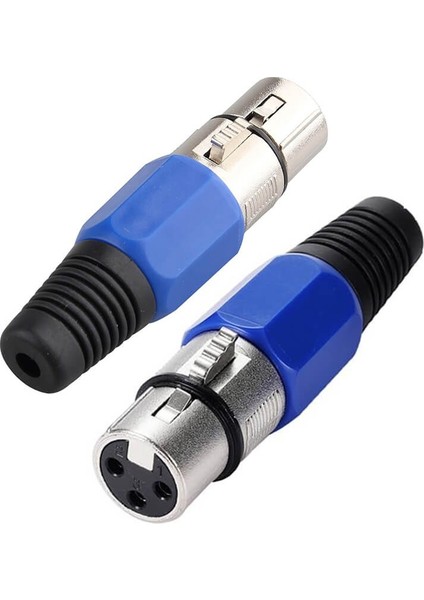 3 Pin Xlr Dişi Konnektör - Mikrofon Jackı Nx Tip - Profesyonel Ses ve Video Bağlantıs