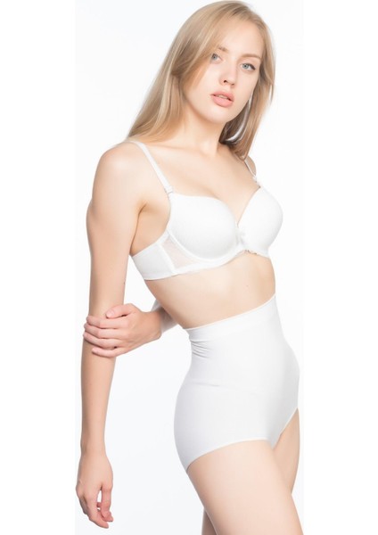 Beyaz Mi 7024 Yüksek Bel Slip Korse Yeni!!!