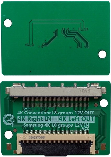LCD Panel Flexi Repair Kart 4K Right In 4K Left Out Fpc To Lvds QK0822B (5047)
