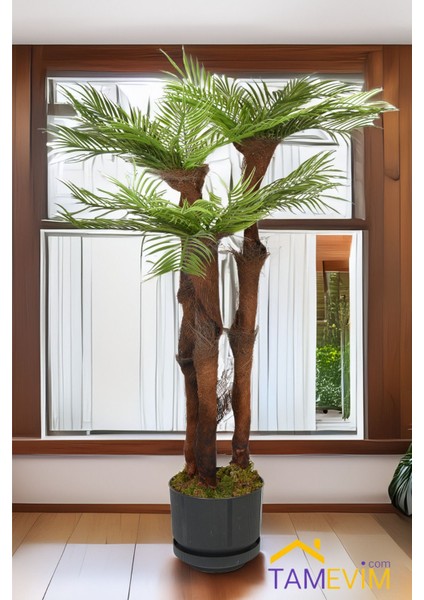 Her Köşeye Uyumlu - Yapay Ağaç Areka Palmiye 3 Katlı 38 Yaprak 130 cm fiyatları