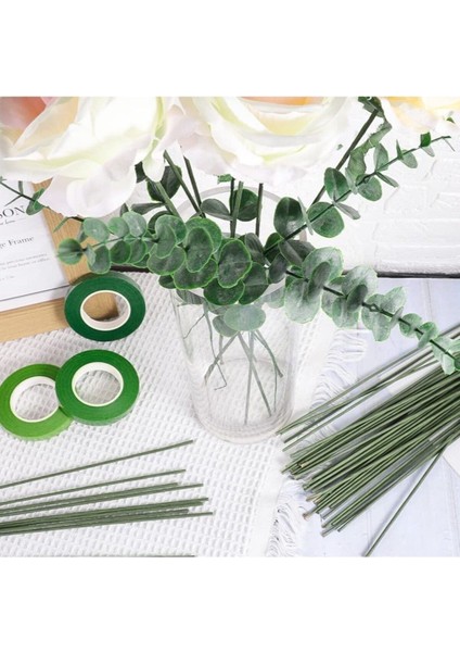 Çiçek Teli 4 Mm. - 4'lü Paket 60 cm - Yeşil
