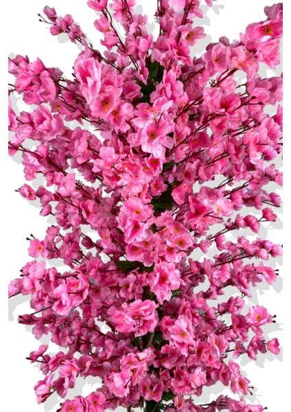 Pembe Bahar Dalı Yapay Ağaç 160 cm 25 x 25 Metal Saksı indirimleri