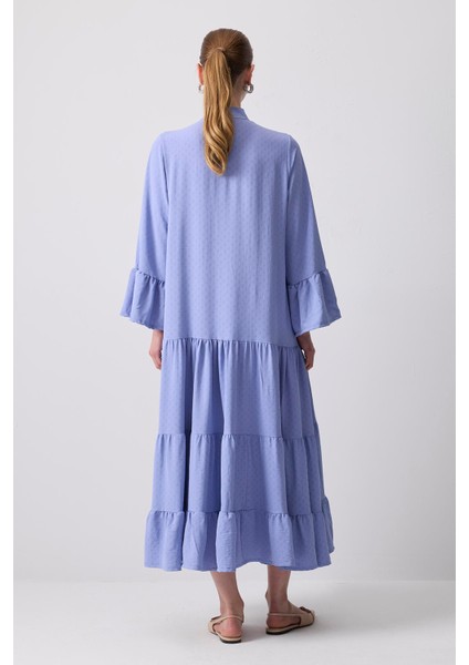 Düğmeli Oversize Elbise