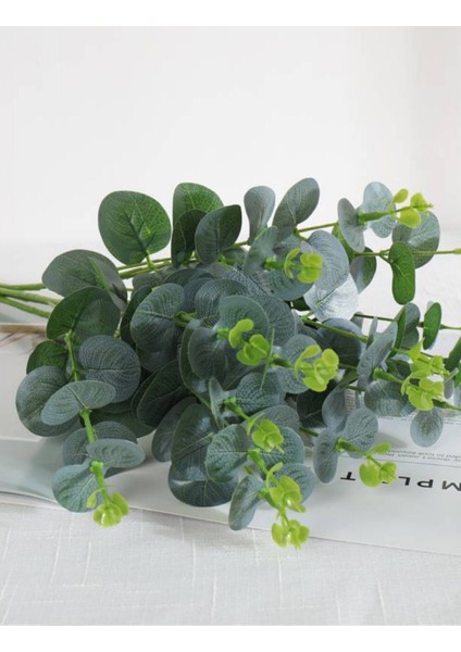 2 Adet Yapay 16 Dalı Okaliptus Demeti Saksısız Yaprağı Sarkıt Çiçegi Bitki Sarmaşık Ağacı Kuru fiyatları