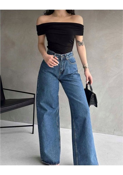 Kadın Madonna Yaka Yanları Büzgülü Bluz modelleri