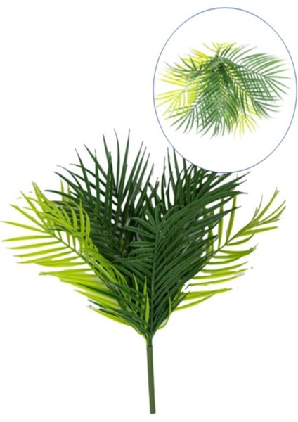Dekoratif 9'lu Yapay Palmiye Yaprak modelleri