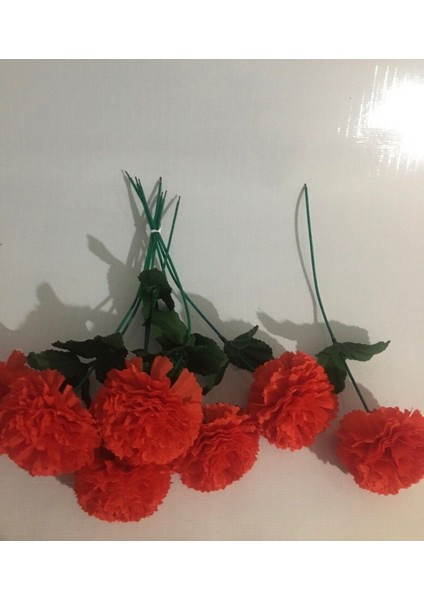 Yapay Çiçek 6 Adet Dal Çiçeği #karanfıl -Kasımpatı- Gül -Şakayık
