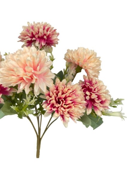 Yapay Çiçek Krizantem Kartopu Pembe Cipsolu Demet KR2119 fiyatları