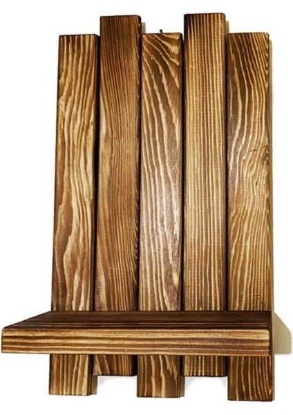 Ahşap Duvar Saksılık Kitaplık Duvar Çiçeklik Dekoratif Duvar Raf Ahşap Kokulu (33 cm x 19 cm ) fiyatları
