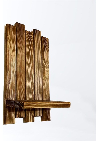 Ahşap Duvar Saksılık Kitaplık Duvar Çiçeklik Dekoratif Duvar Raf Ahşap Kokulu (33 cm x 19 cm ) modelleri