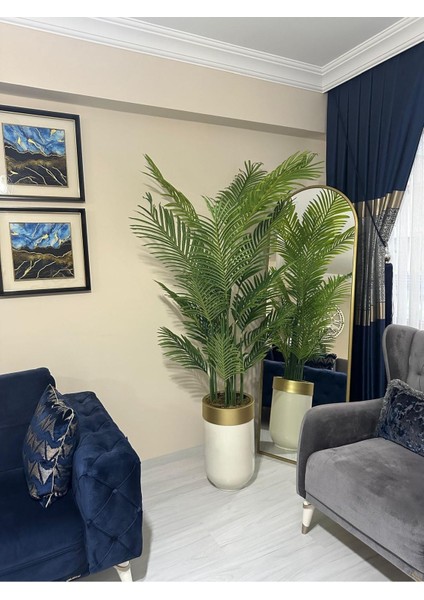 210 cm 18 Yaprak Yapay Çiçek Uygula Yapay Ağaç Yapay Çiçek Salon Cicegi fırsatları