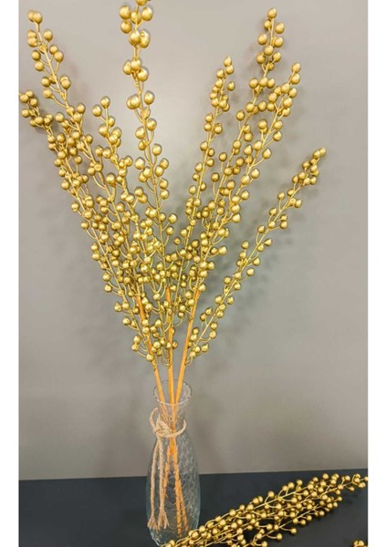 Osohome 3 Adet Gold Rengi Yapay Kokina 85 cm Şık Bir Dekoratif
