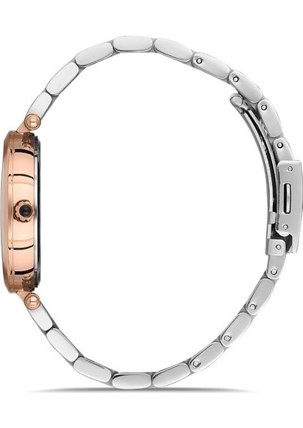 FL.1.10315.6 Taşlı Tasarım 5 Atm Suya Dayanıklı Çelik Kordon Rose-Gümüş Kadın Kol Saati fiyatları