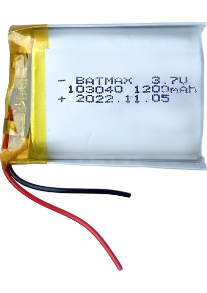 3.7 Volt 1200 Mah Lityum Polimer Pil (4741)