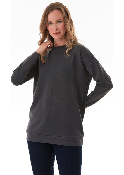 Basic Bisiklet Yaka Modal Tunik