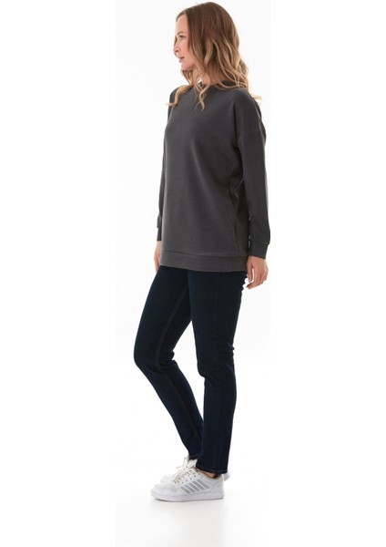 Basic Bisiklet Yaka Modal Tunik fırsatları