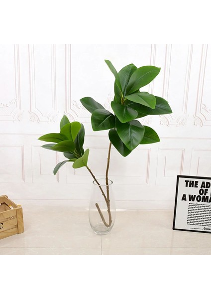 Yapay Ağac Kauçuk Bitkisi 2 Dallı 105 cm (Saksısız)