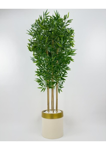 Yapay Bambu Ağacı 170 cm Krem Metal Saksıda Gold modelleri