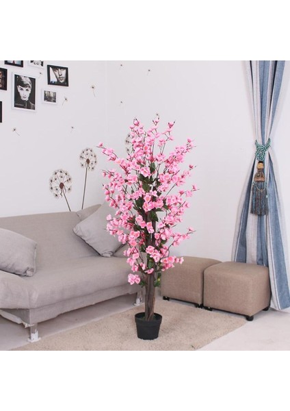 Yapay Ağaç Pembe Japon Kiraz Çiçeği Bahardalı Ağacı Sakura Çiçeği Çalılı 150 cm modelleri