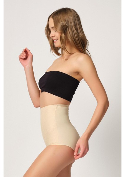Ten Mi 2842 Lazer Dantelli Slip Korse Yeni