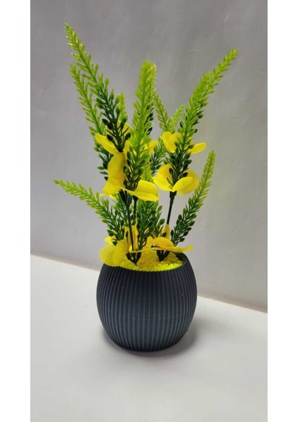 20CM Mini Saksıda Garnitür Lavanta Yapay Bitki 20 cm Dekoratif Banyo Mutfak Masa Çiçeği