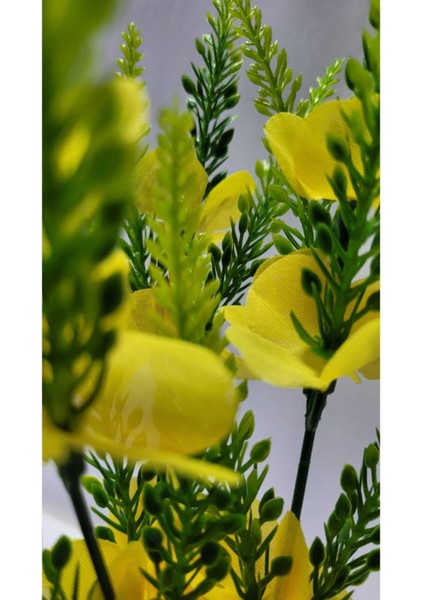 20CM Mini Saksıda Garnitür Lavanta Yapay Bitki 20 cm Dekoratif Banyo Mutfak Masa Çiçeği