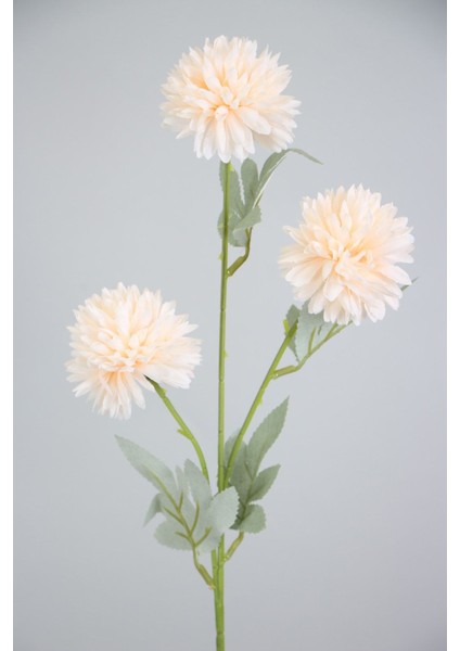 Yapay Çiçek 3lü Top Karanfil Dalı 62 cm Somon