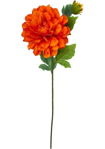 Yapay Çiçek Krizantem Orange Turuncu Tek Dal Tomurcuklu 65*17 cm Kumaş Çiçek Uzun Dal fırsatları