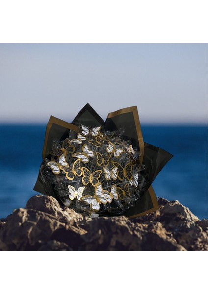 Işıklı Kelebek Buketi Sevgiliye Arkadaşa Hediye Buket