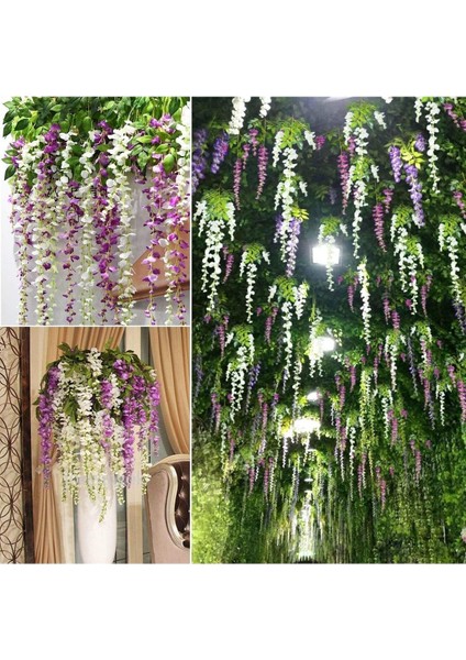 Yapay Çiçek Dekoratif Yapay Sarkan Akasya 12 Li 106 cm modelleri