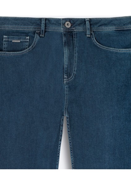 Erkek İndigo Pamuklu Oslo Carrot Fit Jean Pantolon A51Y3552 fiyatları