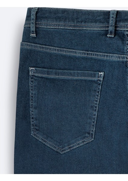 Erkek İndigo Pamuklu Oslo Carrot Fit Jean Pantolon A51Y3552 modelleri