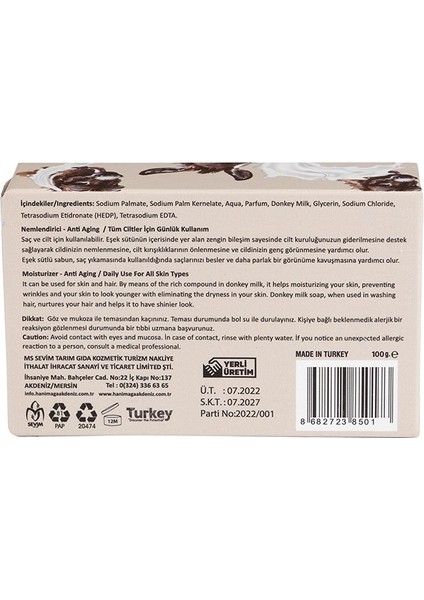 Doğal Eşek Sütü Sabunu